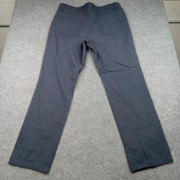 Weatherproof Vintage Pants Mens 40x32 Gray Chino Straight Leg Flat Front Casual - Picture 6 of 7